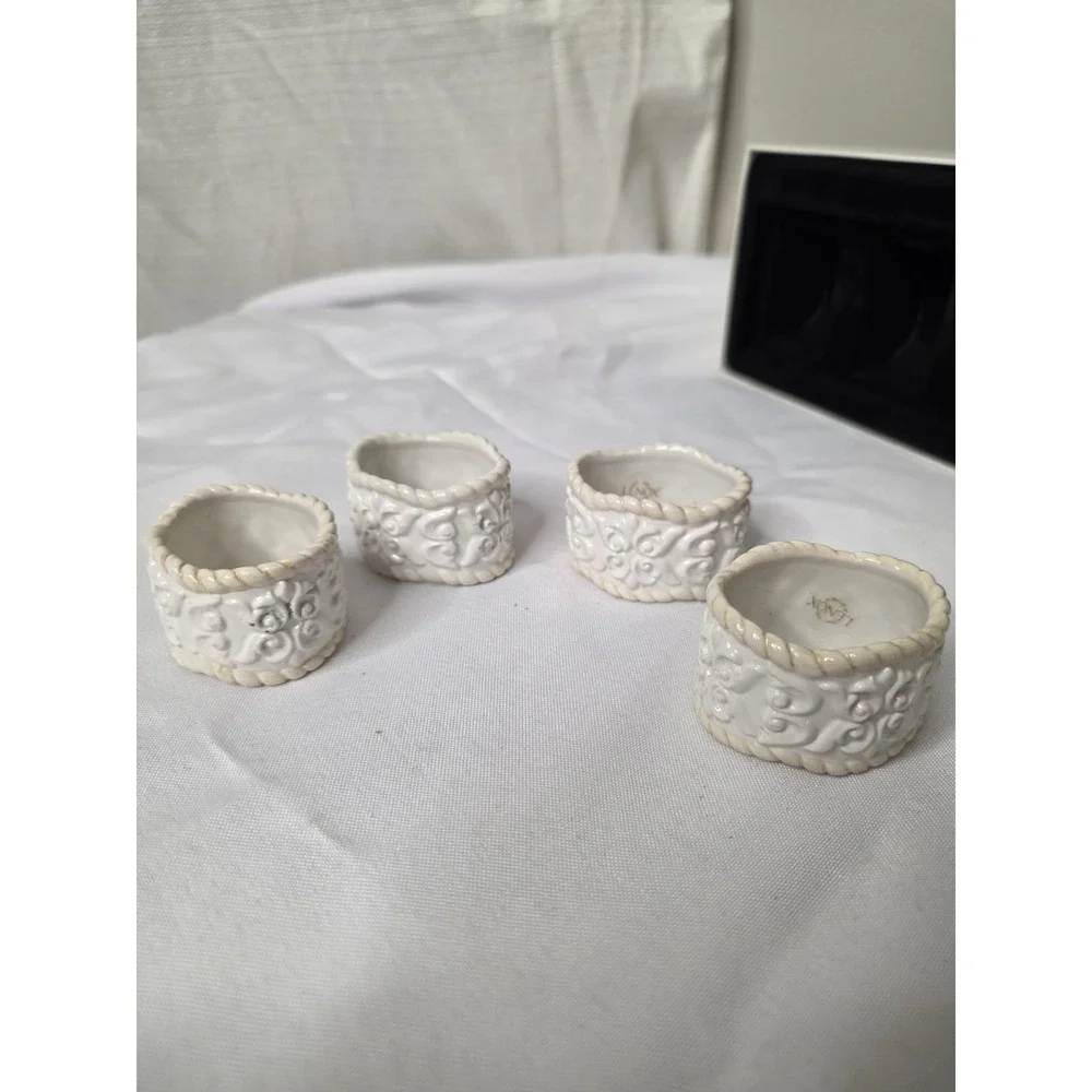 Vintage Lenox Butler's Pantry Napkin Rings Set of 4